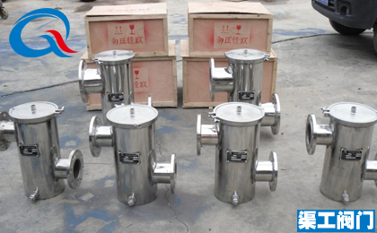 SRB不銹鋼籃式高低過(guò)濾器-上海渠工閥門